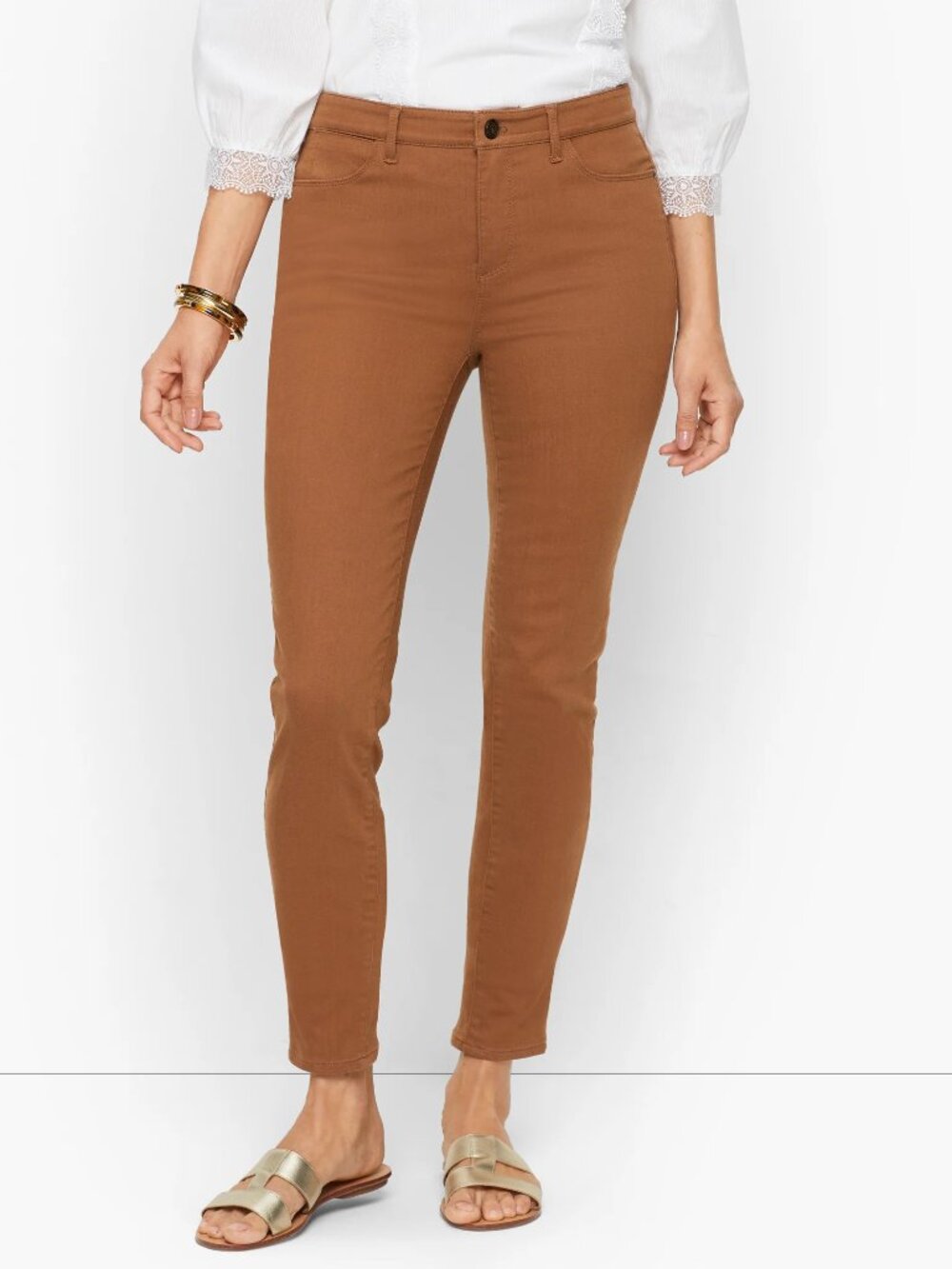 TALBOTS jeggings jeans in brown (sz8)